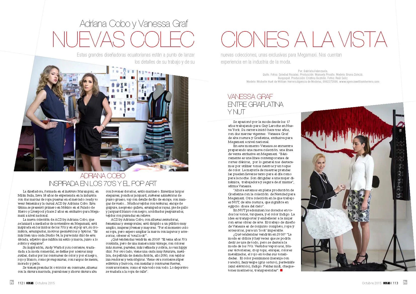 Adriana Cobo y Vanessa Graf lanzan su nueva colección - Adriana Cobo
