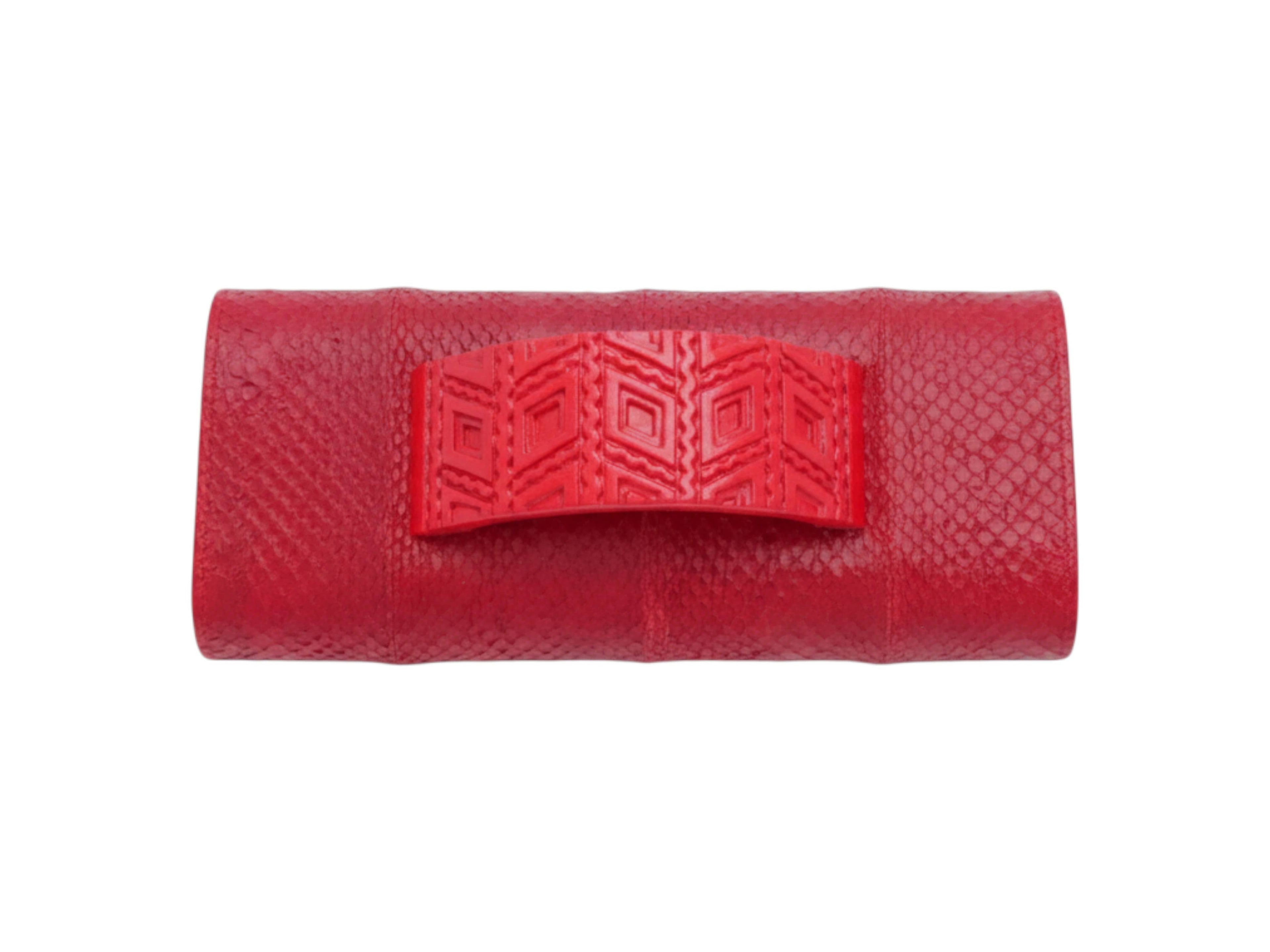 Clutch Sophie Rojo Salmón - Adriana Cobo