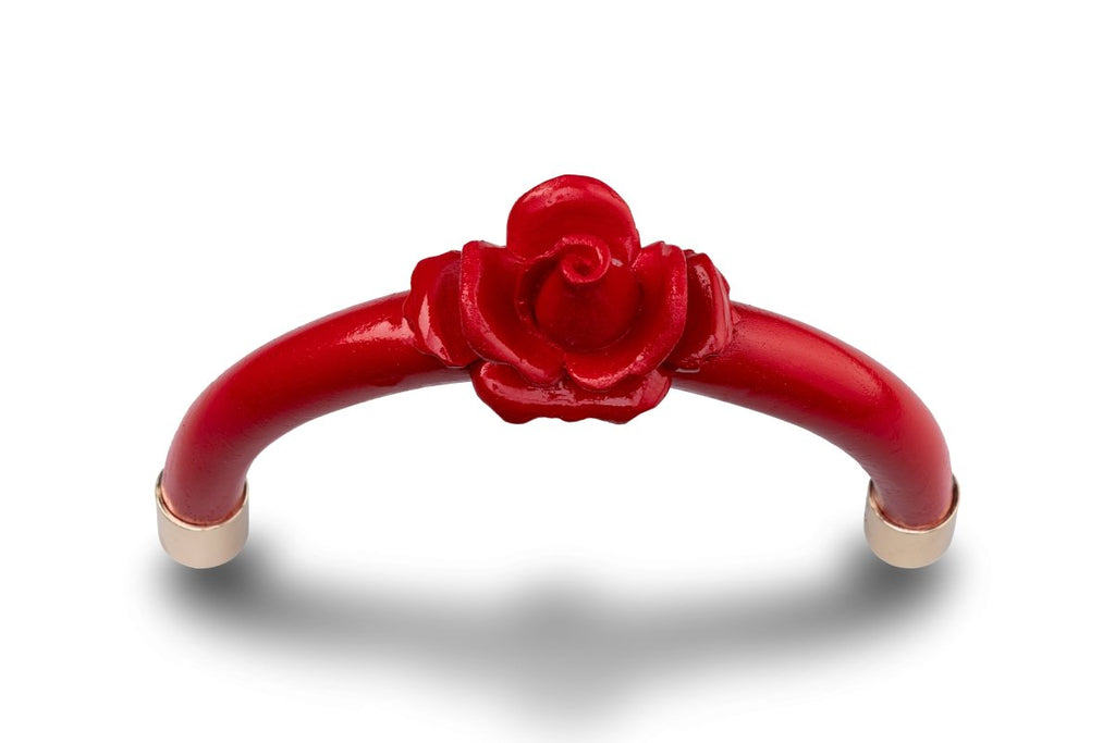 Asa Curva Rosa Rojo - Adriana Cobo