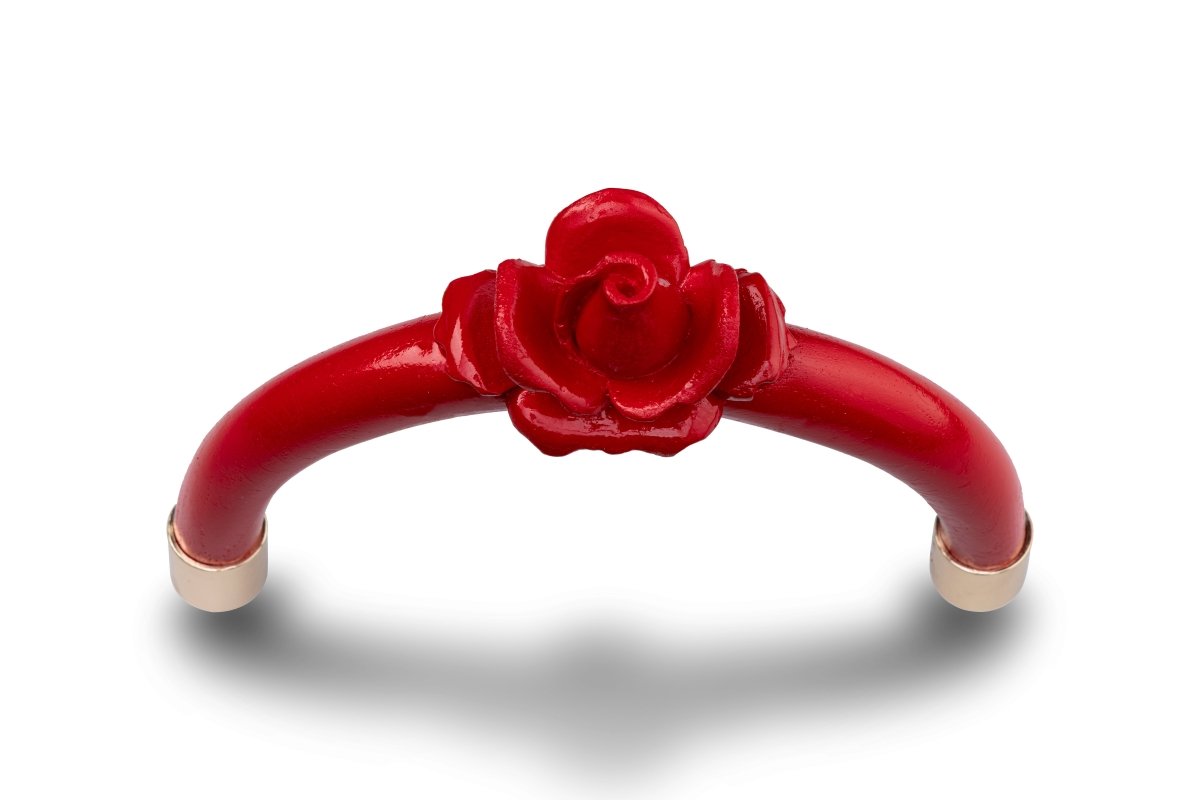 Asa Curva Rosa Rojo - Adriana Cobo