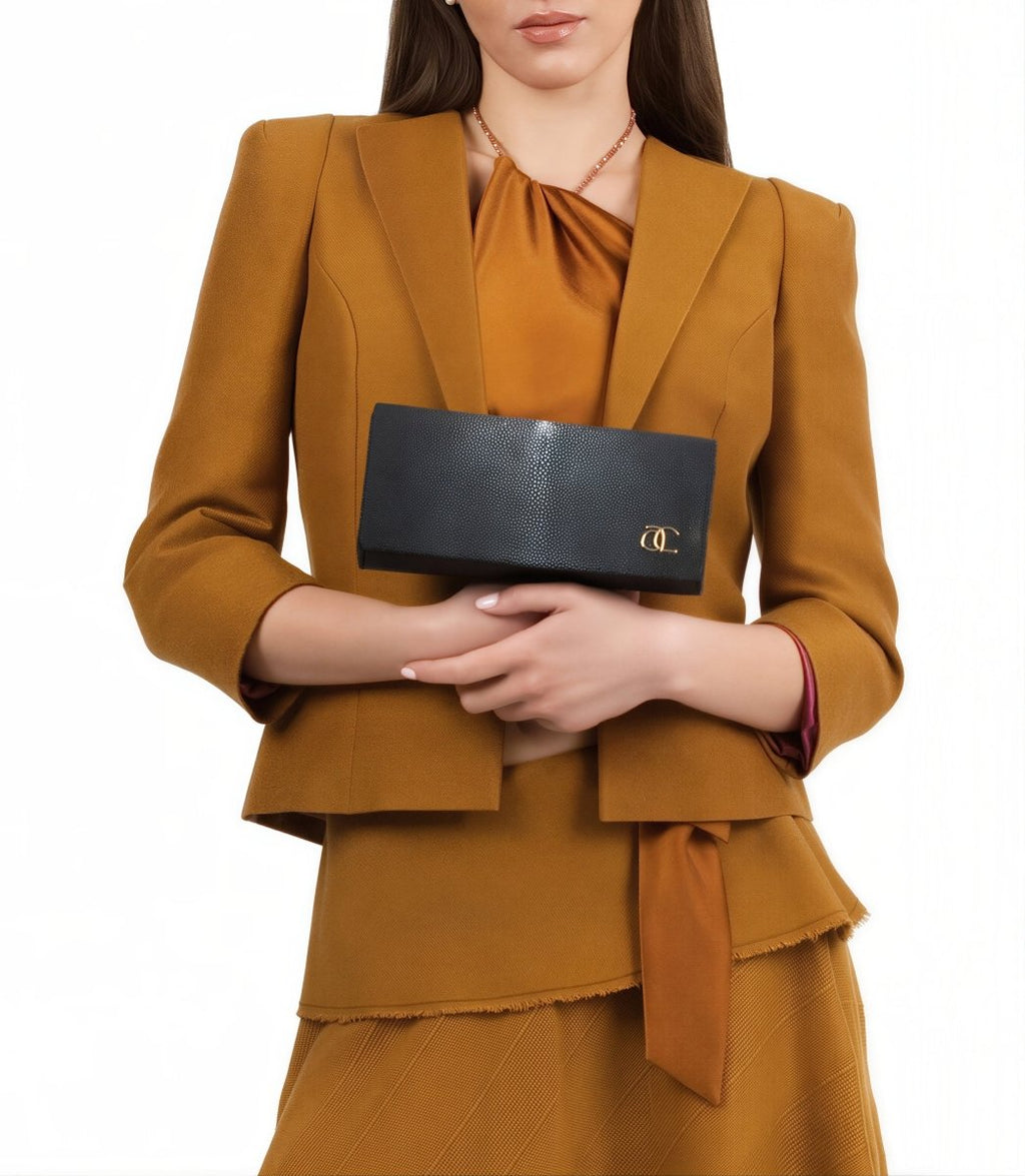 Clutch Sophie Rojo Salmón - Adriana Cobo