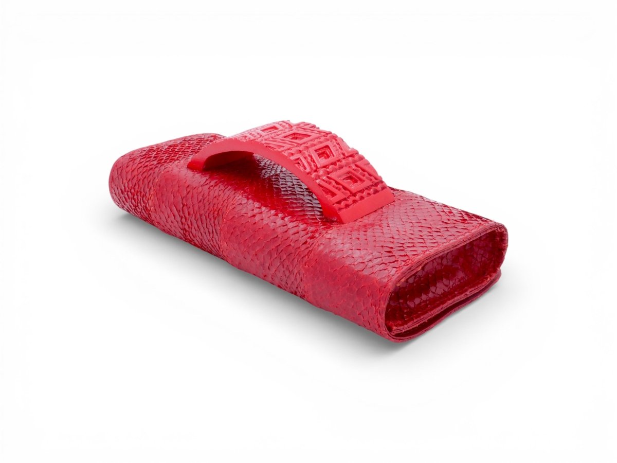 Clutch Sophie Rojo Salmón - Adriana Cobo