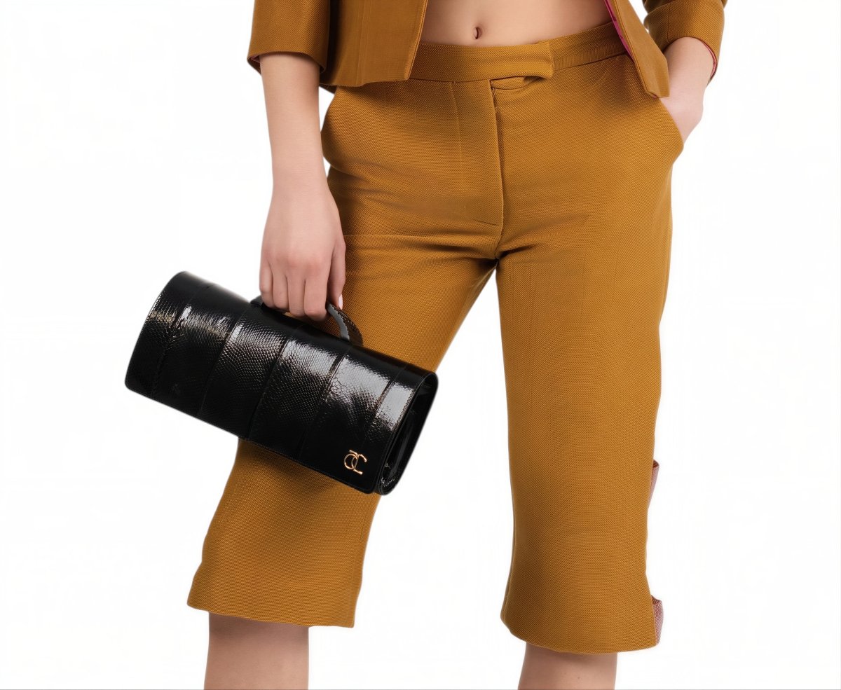 Clutch Tiffany Negro - Adriana Cobo