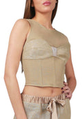 Top Bustier Beige - Adriana Cobo