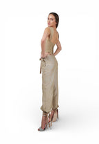Top Bustier Beige - Adriana Cobo