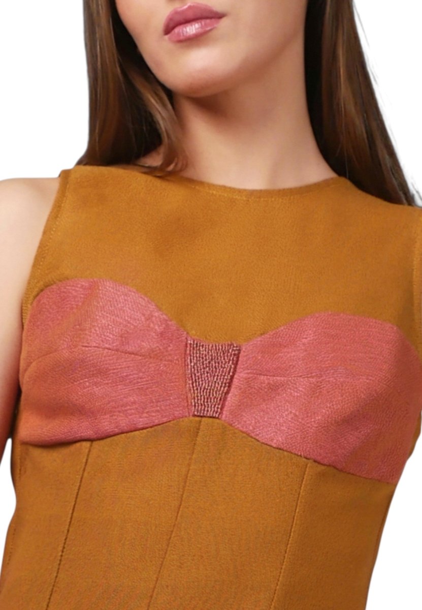 Top Bustier Beige - Adriana Cobo