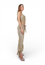 Top Bustier Beige - Adriana Cobo