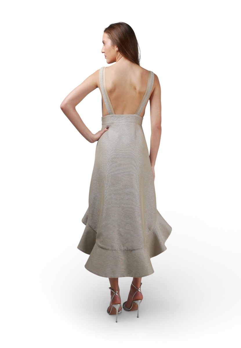 Vestido Largo Volante - Adriana Cobo